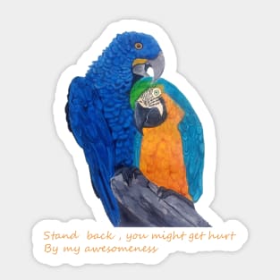 macaw Sticker